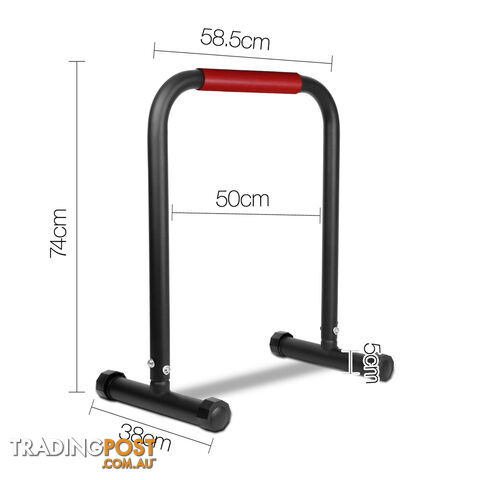 Fitness Chin Up Dip Parallel Bars Black - photo 2 of 8