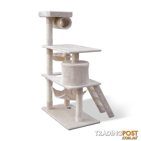 Cat Scratching Post  Tree House Condo 141cm Beige