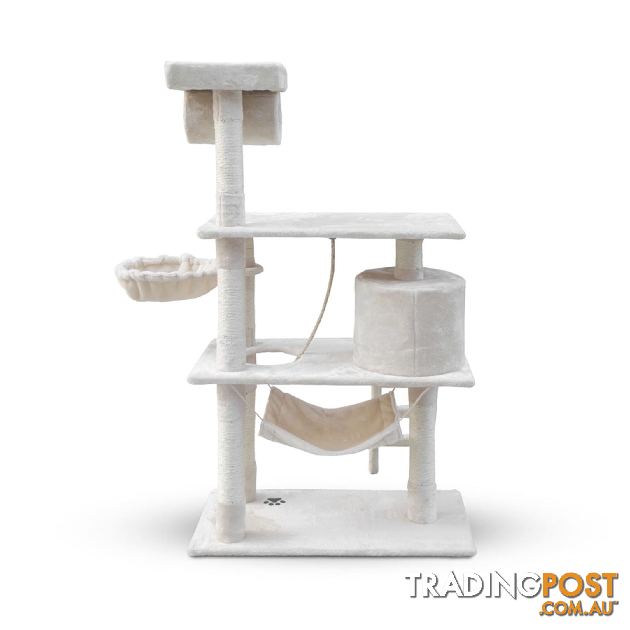 Cat Scratching Post  Tree House Condo 141cm Beige