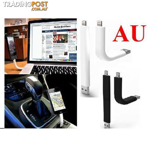 Lightning Flexible USB Data Sync Stand NEW Mount Cable for iPhone 5/ 5S /6 Samsung - photo 2 of 6