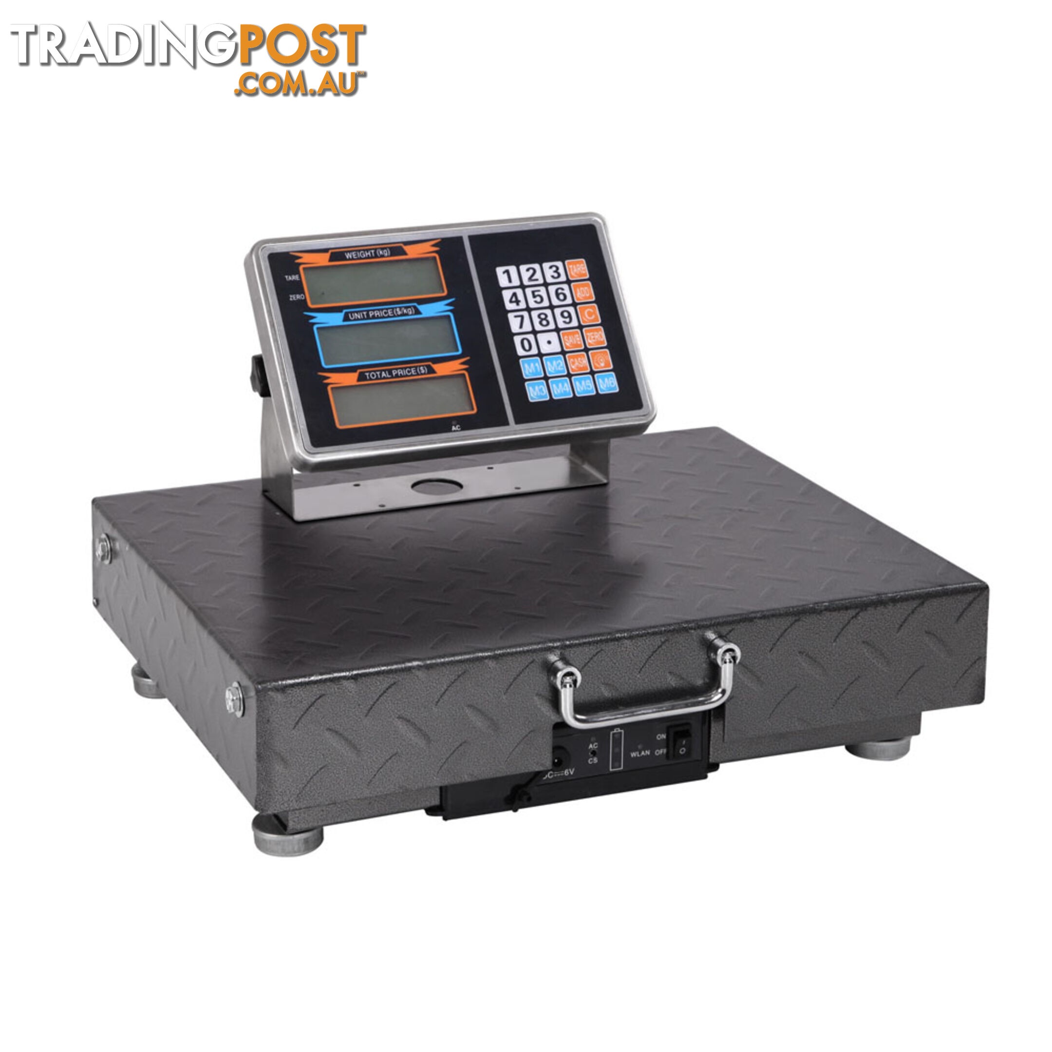 Wireless Electronic Digital Scales 200kg Charcoal