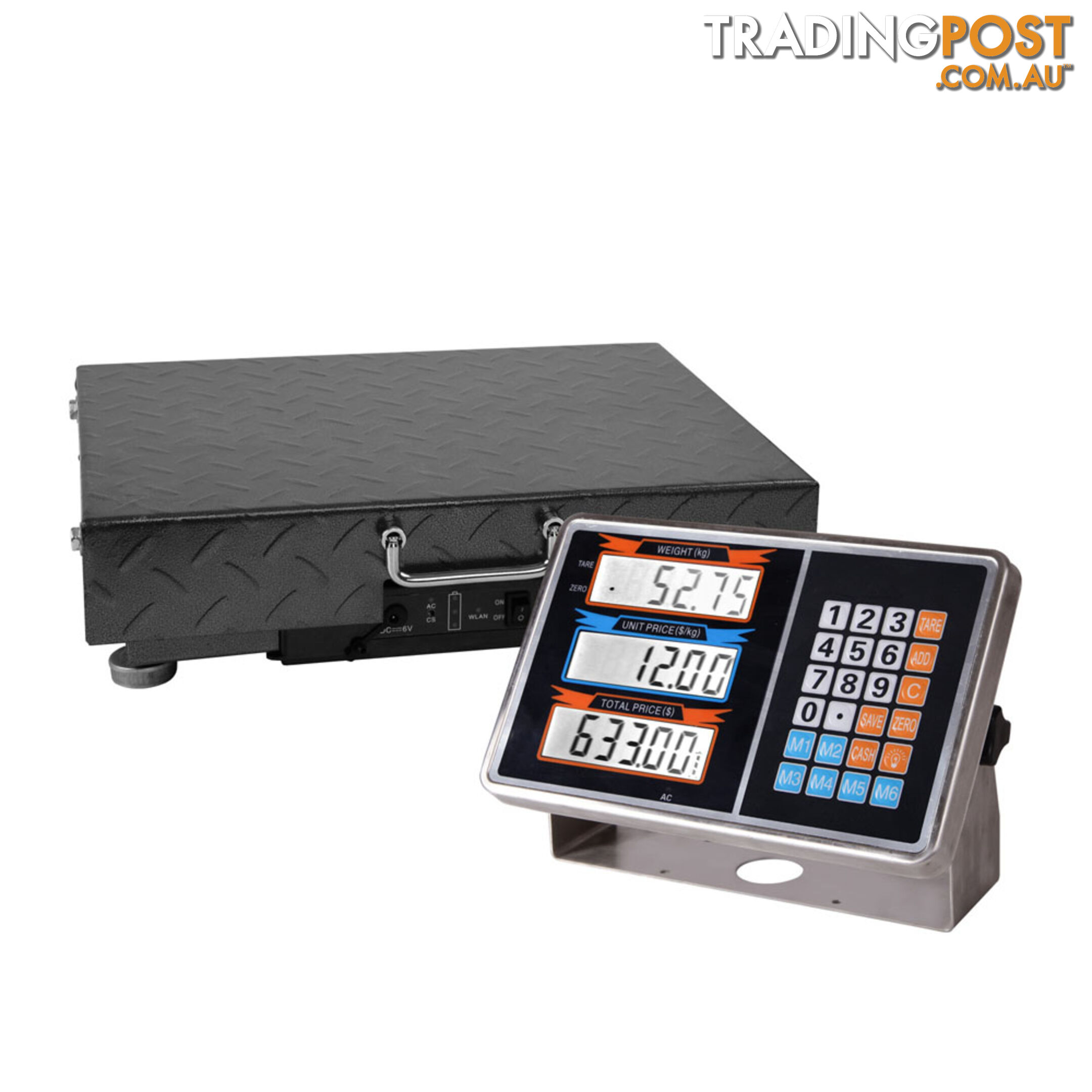 Wireless Electronic Digital Scales 200kg Charcoal