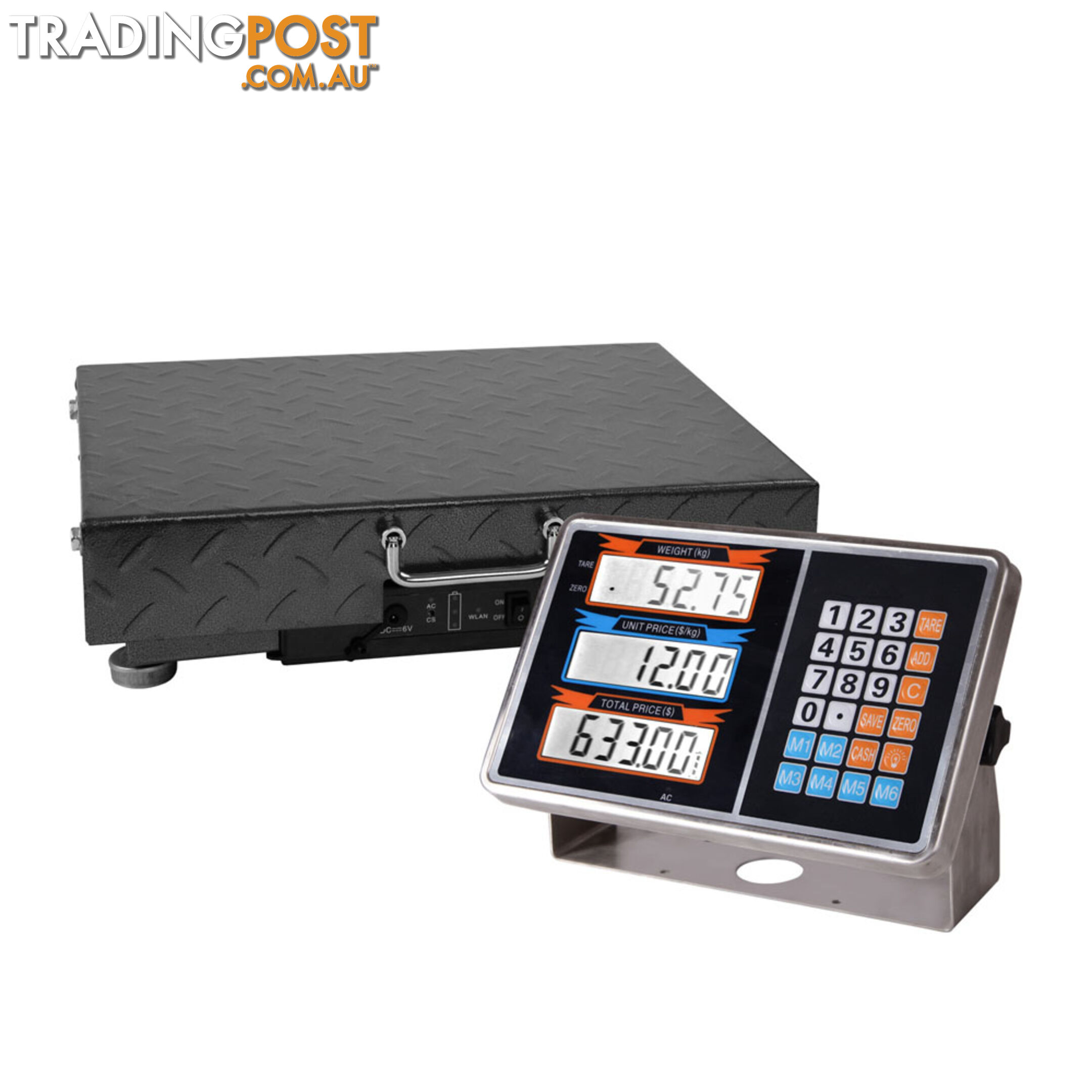 Wireless Electronic Digital Scales 200kg Charcoal