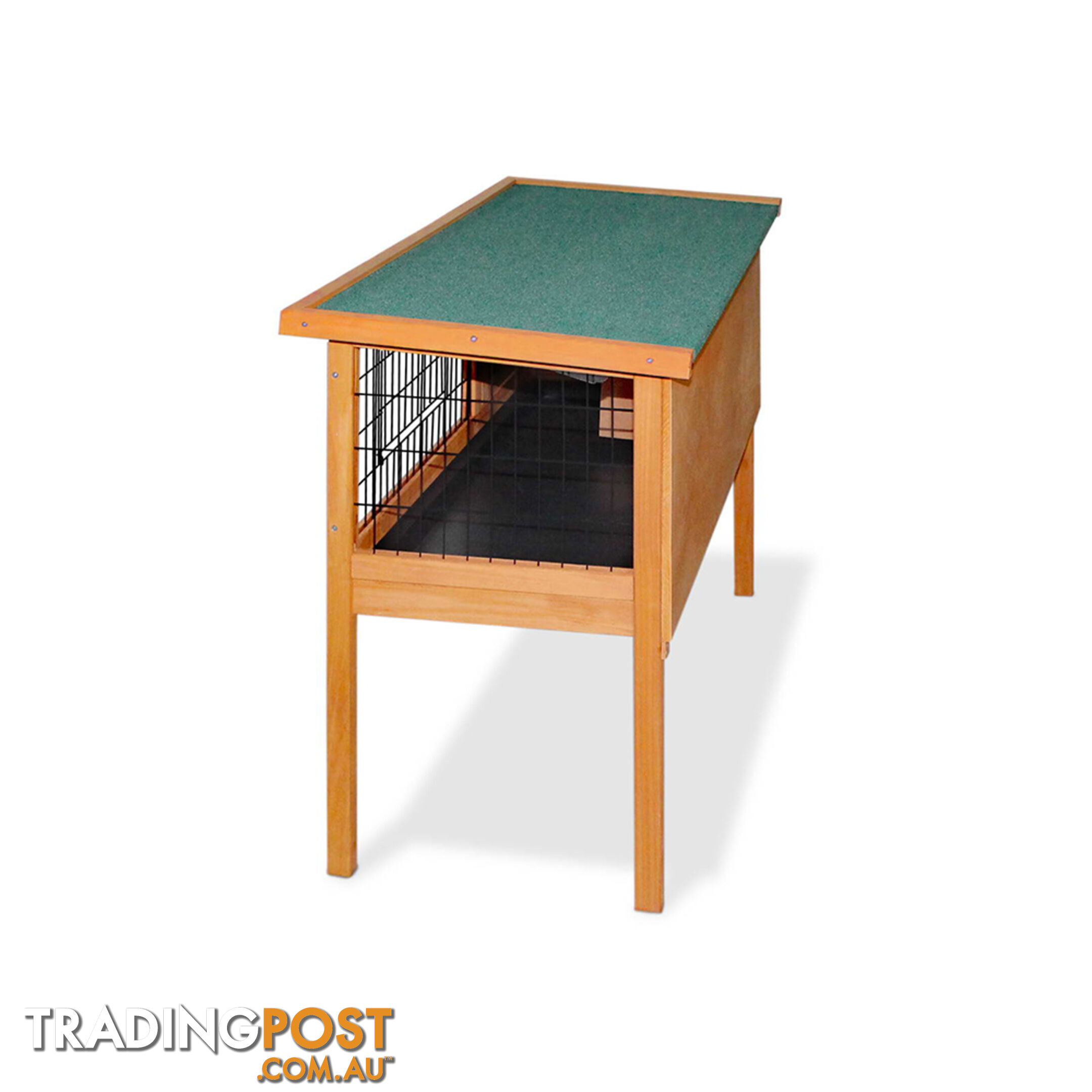 Rabbit Hutch with Hinged Lid