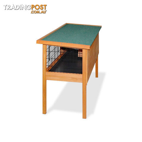 Rabbit Hutch with Hinged Lid
