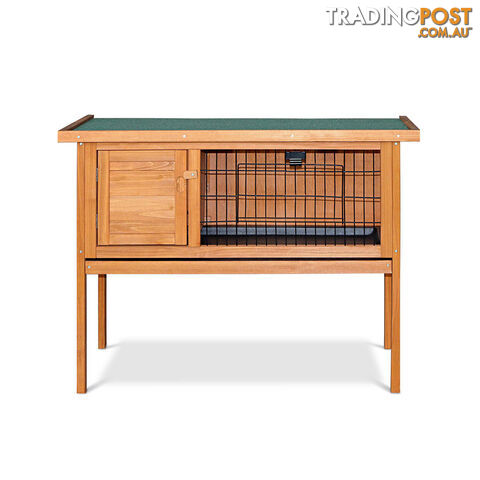 Rabbit Hutch with Hinged Lid