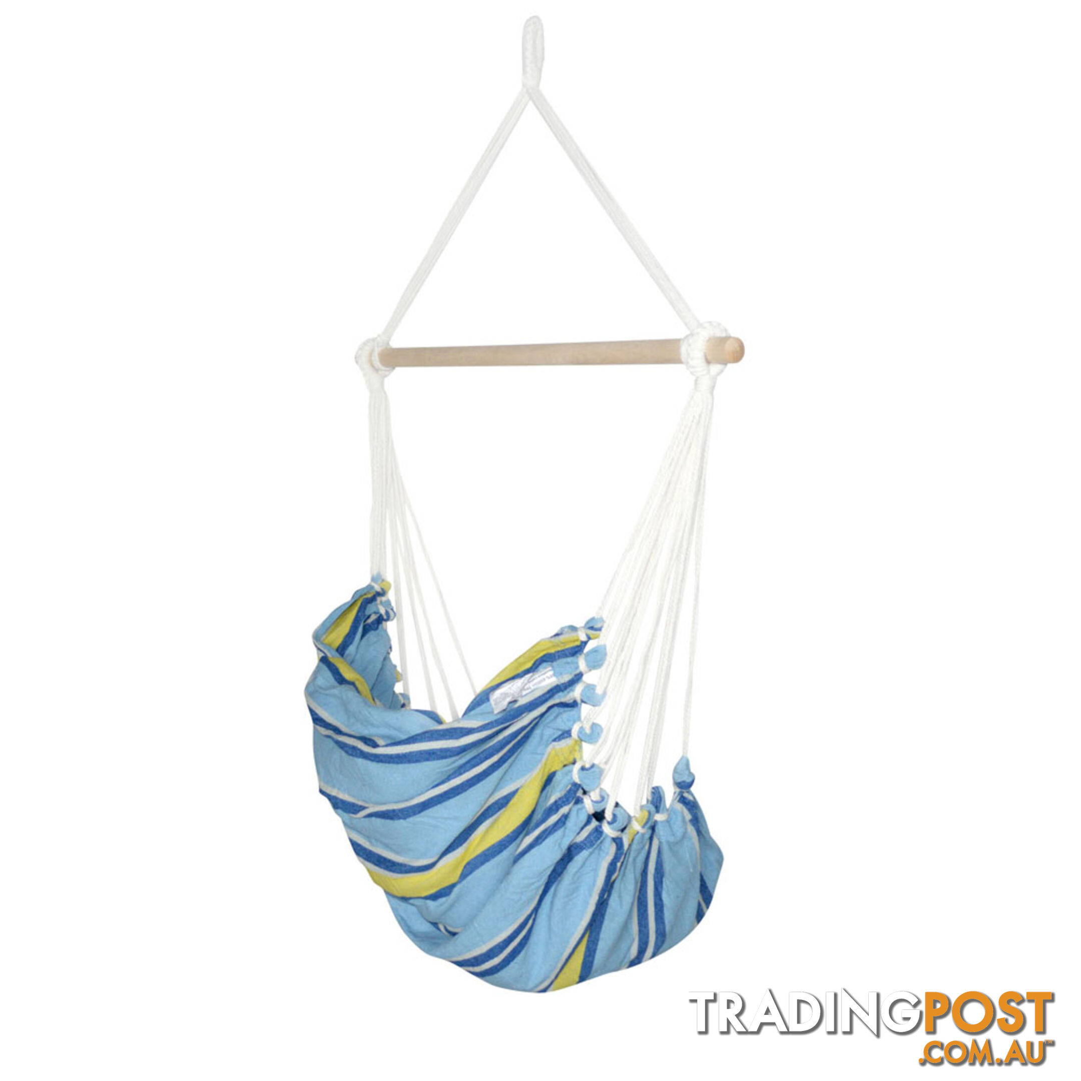 Hammock Swing Chair w/ Cushion Light Blue