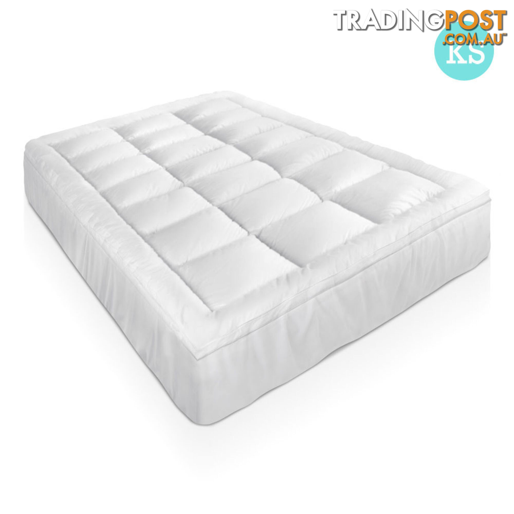 Bamboo Pillowtop Mattress Topper 5cm - King Single