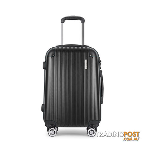 20"  Wanderlite Luggage Case  Black