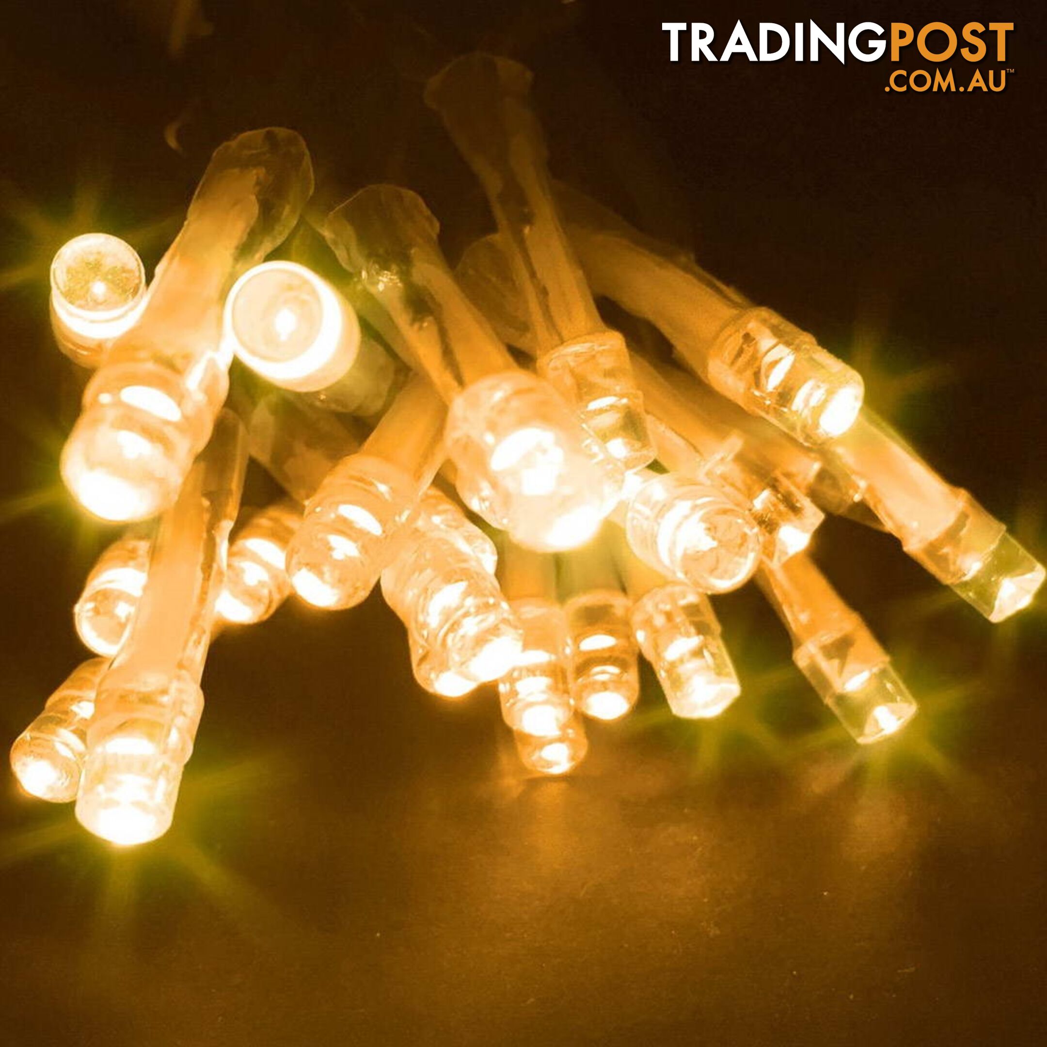 800 LED Christmas Icicle Lights Warm White