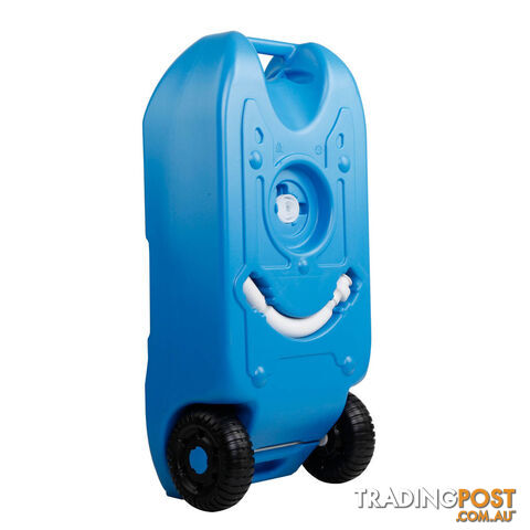 40L Portable Wheel Water Tank Blue