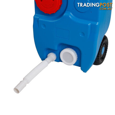 40L Portable Wheel Water Tank Blue