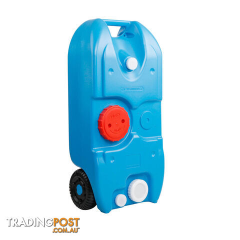 40L Portable Wheel Water Tank Blue