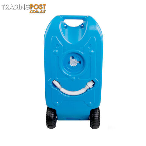 40L Portable Wheel Water Tank Blue