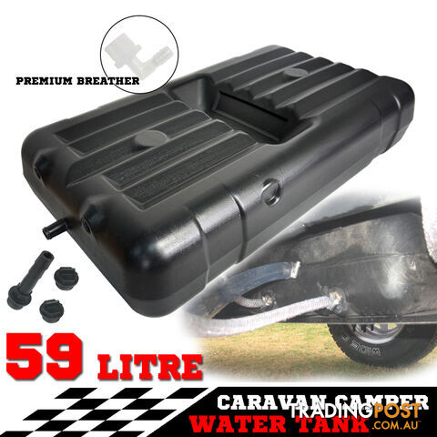 Caravan Camping Fresh Water Tank 59 Litres Underbody Trailer 4WD Motor 4x4 59L