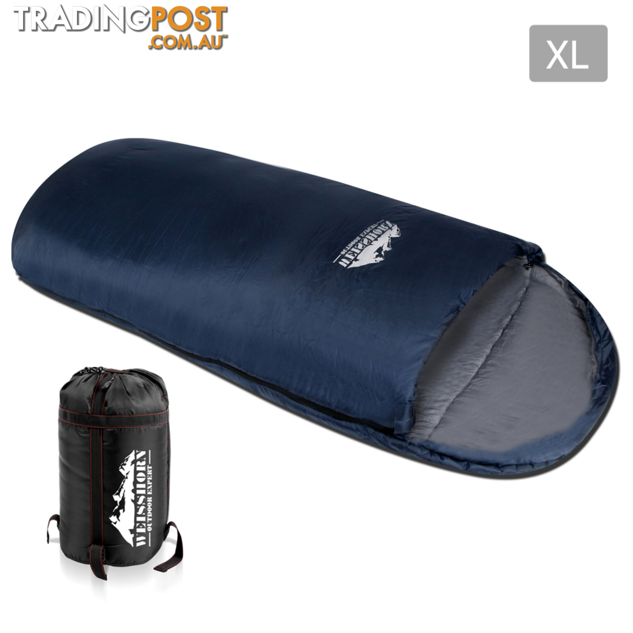 Wesshiorn Pebble-shaped Extra Large Sleeping Bag Navy