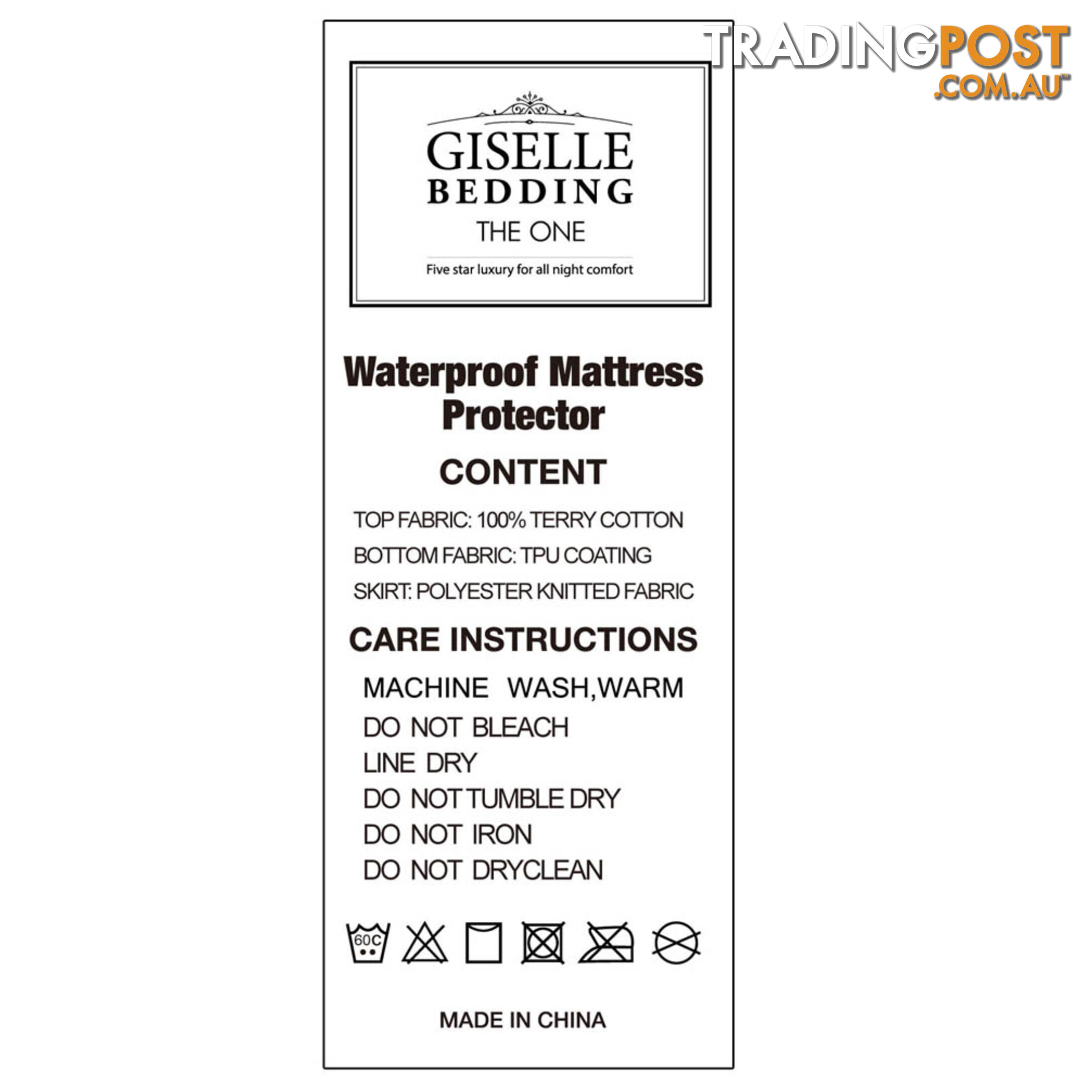 Waterproof Mattress Protector - King