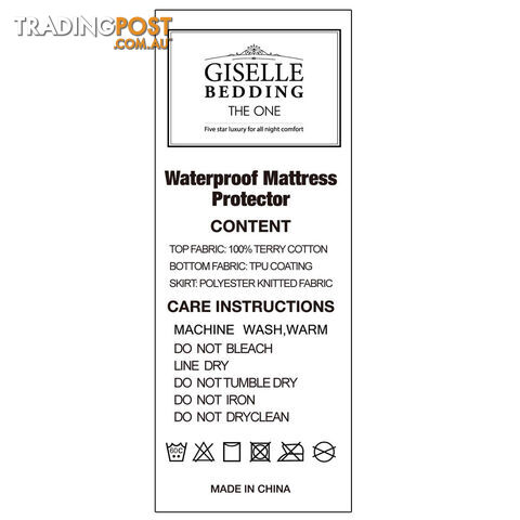 Waterproof Mattress Protector - King