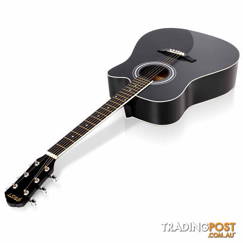 41" 5- Band EQ Electric Acoustic Guitar Full Size Black - photo 4 of 9
