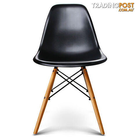 Set of 4 Dining Chair Black - photo 3 of 10