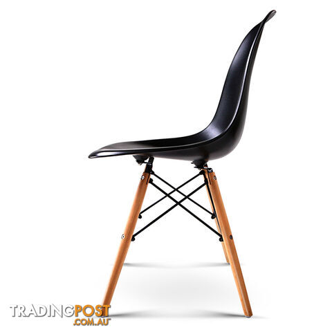 Set of 4 Dining Chair Black - photo 5 of 10