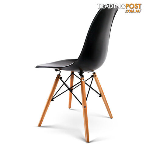 Set of 4 Dining Chair Black - photo 4 of 10