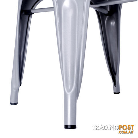 Set of 4 Replica Tolix Dining Metal Chair Gloss Metal