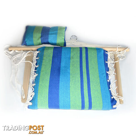 Hammock Swing Chair Blue Green - photo 3 of 7