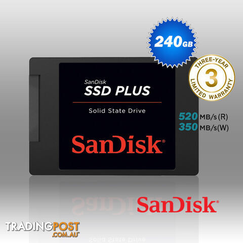 SanDisk SSD Plus 240GB 2.5 inch SATA III SSD SDSSDA-240G