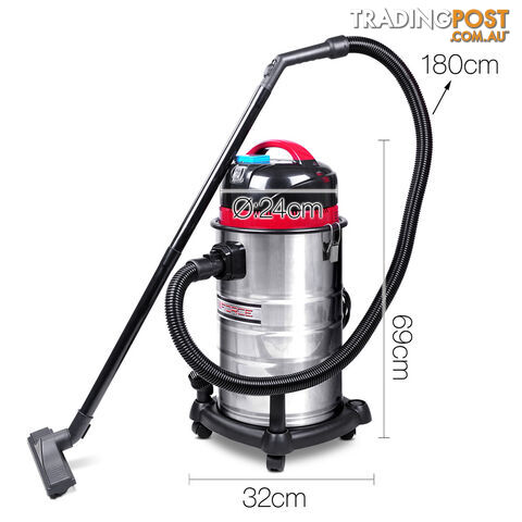 Industrial Commercial Bagless Dry Wet Vacuum Cleaner 30L - photo 2 of 11