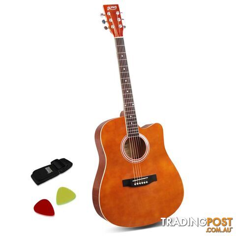 Acoustic Cutaway Steel-Stringed Guitar 41"
