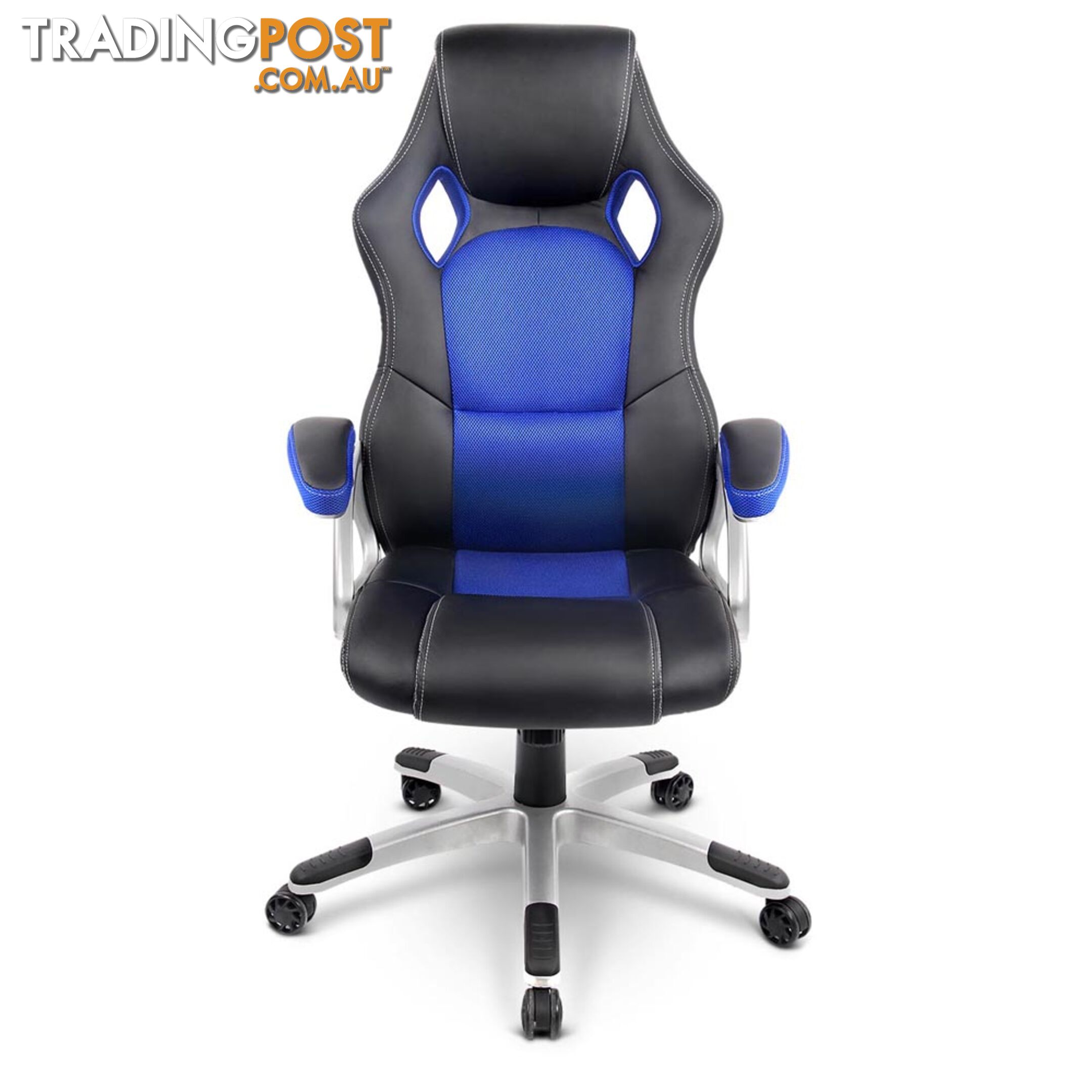 PU Leather & Mesh Racing Style Office Chair