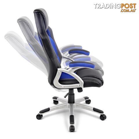 PU Leather & Mesh Racing Style Office Chair