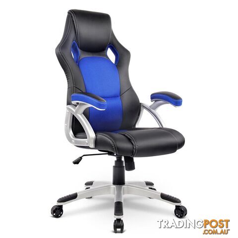 PU Leather & Mesh Racing Style Office Chair