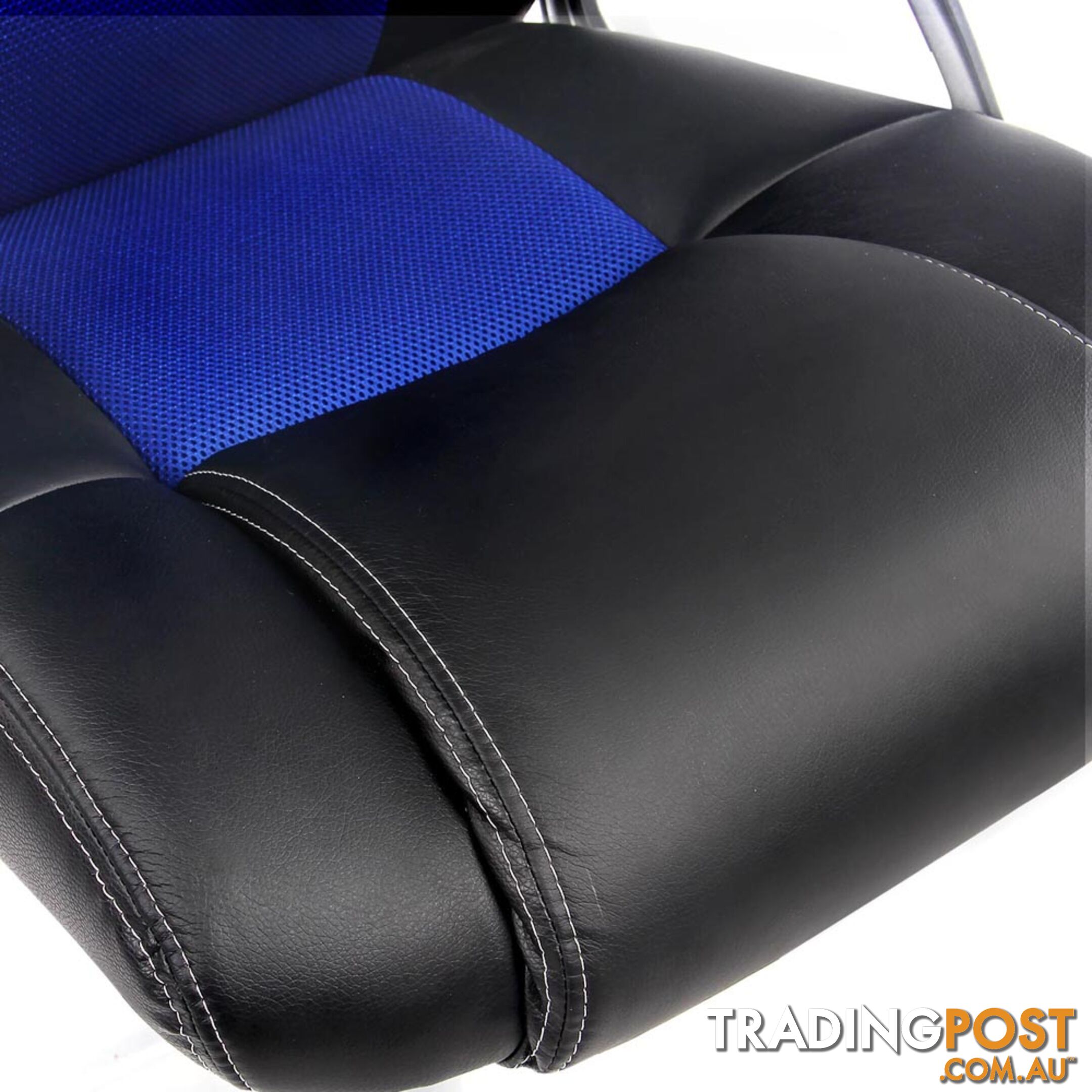 PU Leather & Mesh Racing Style Office Chair