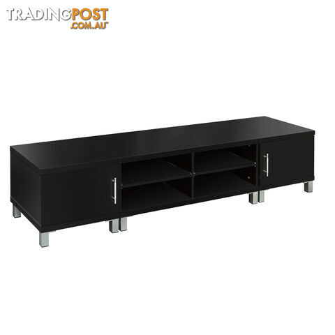 TV Stand Entertainment Unit Lowline Cabinet Drawer Black