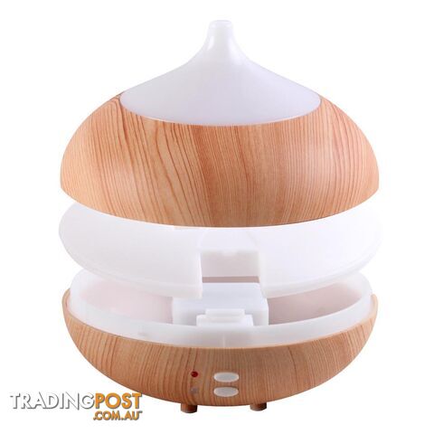 300ml 4-in-1 Aroma Diffuser Light Wood