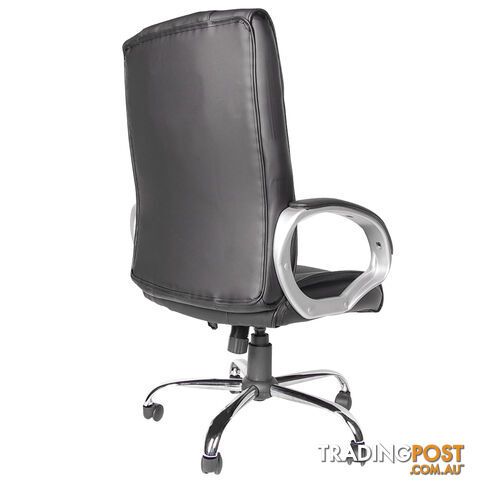 Executive PU Leather Office Computer Chair Black