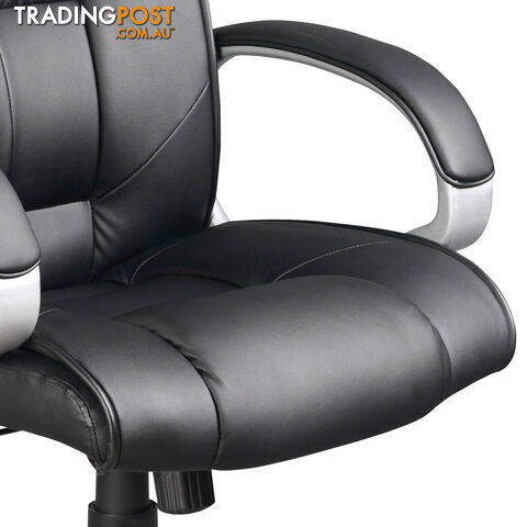 Executive PU Leather Office Computer Chair Black