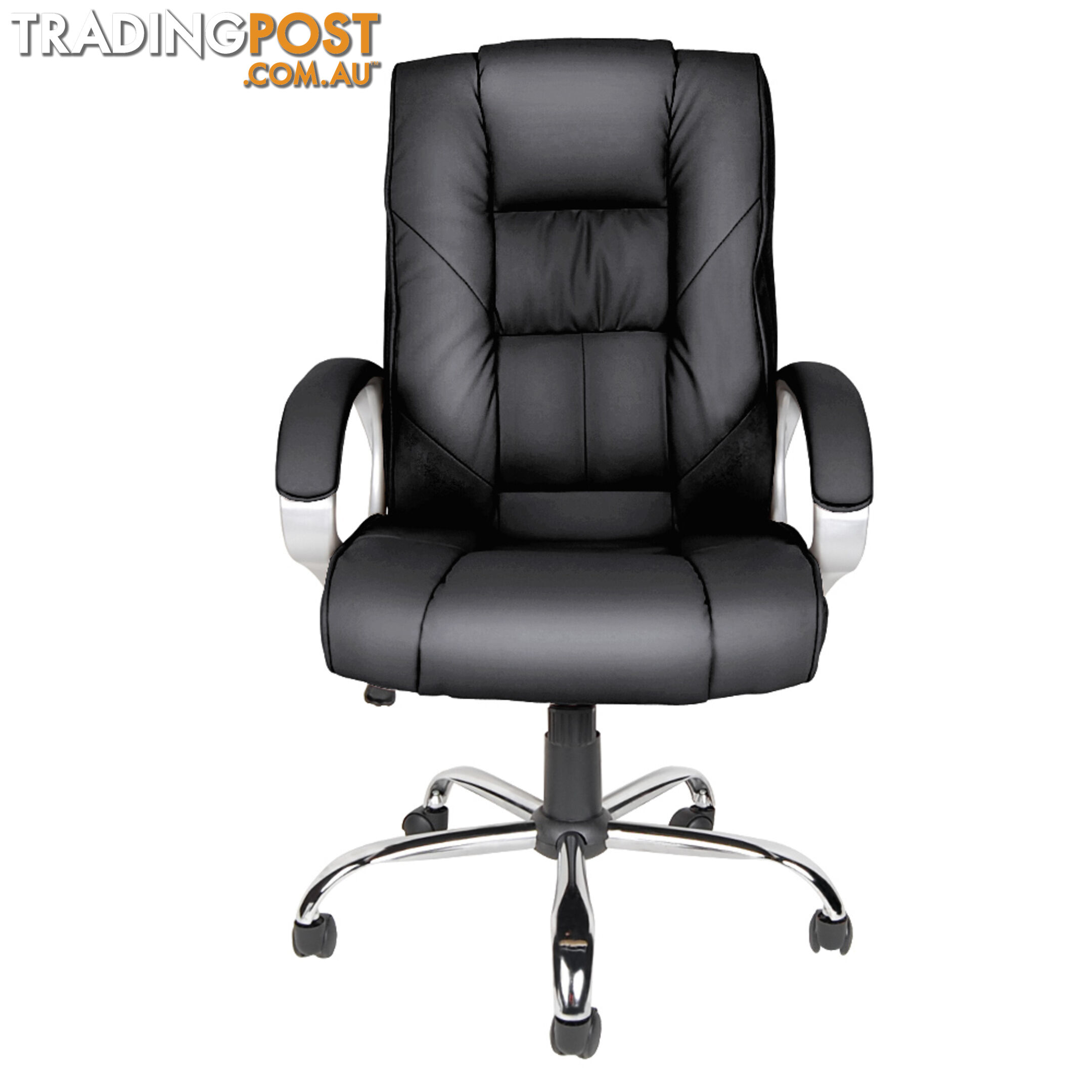 Executive PU Leather Office Computer Chair Black