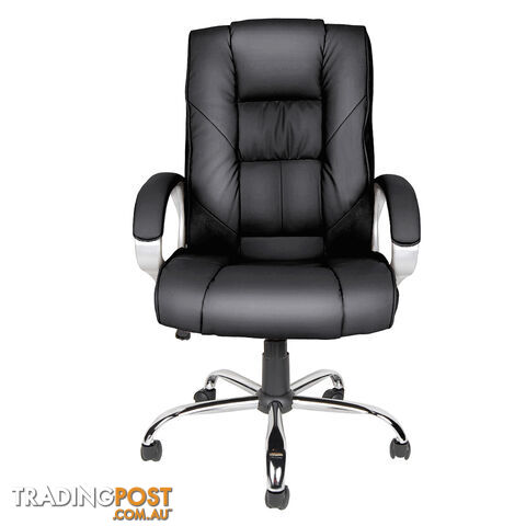 Executive PU Leather Office Computer Chair Black