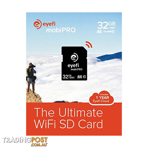 EYE FI 32GB mobi +wifi pro SDHC class 10 Card (MOBIPRO-32) - photo 2 of 2