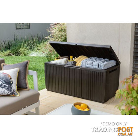 Keter Springwood Garden Storage Box Espresso - photo 2 of 3