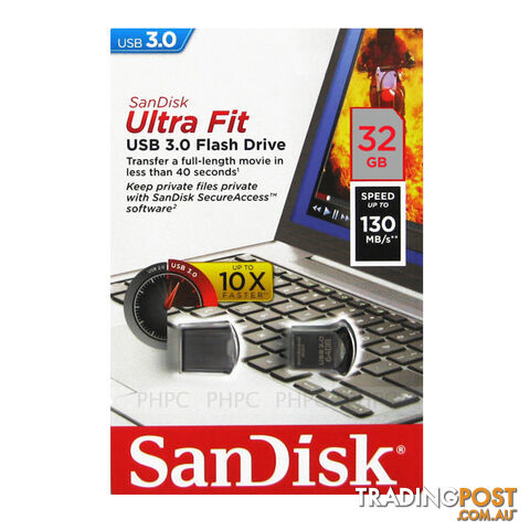 SanDisk CZ43 Ultra Fit USB 3.0  32GB USB Flash Drive - photo 4 of 4