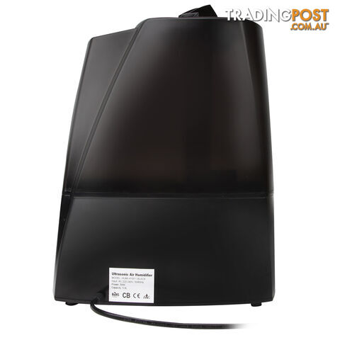 Ultrasonic Cool Mist Air Humidifier 5.8L Black