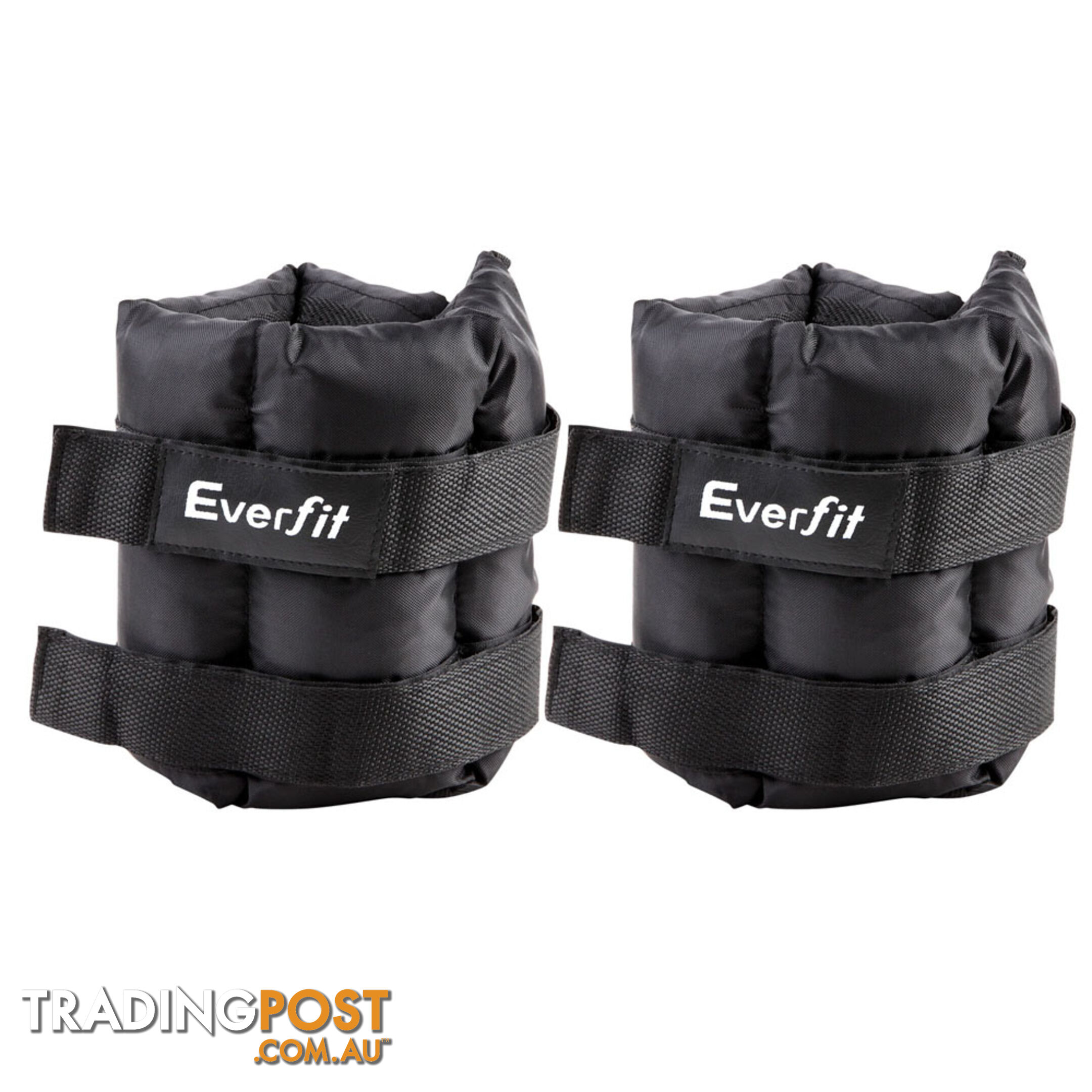 Set of 2 5 kg Wrist Ankle Weights Gym Training w/ Adjustable Pair Strap