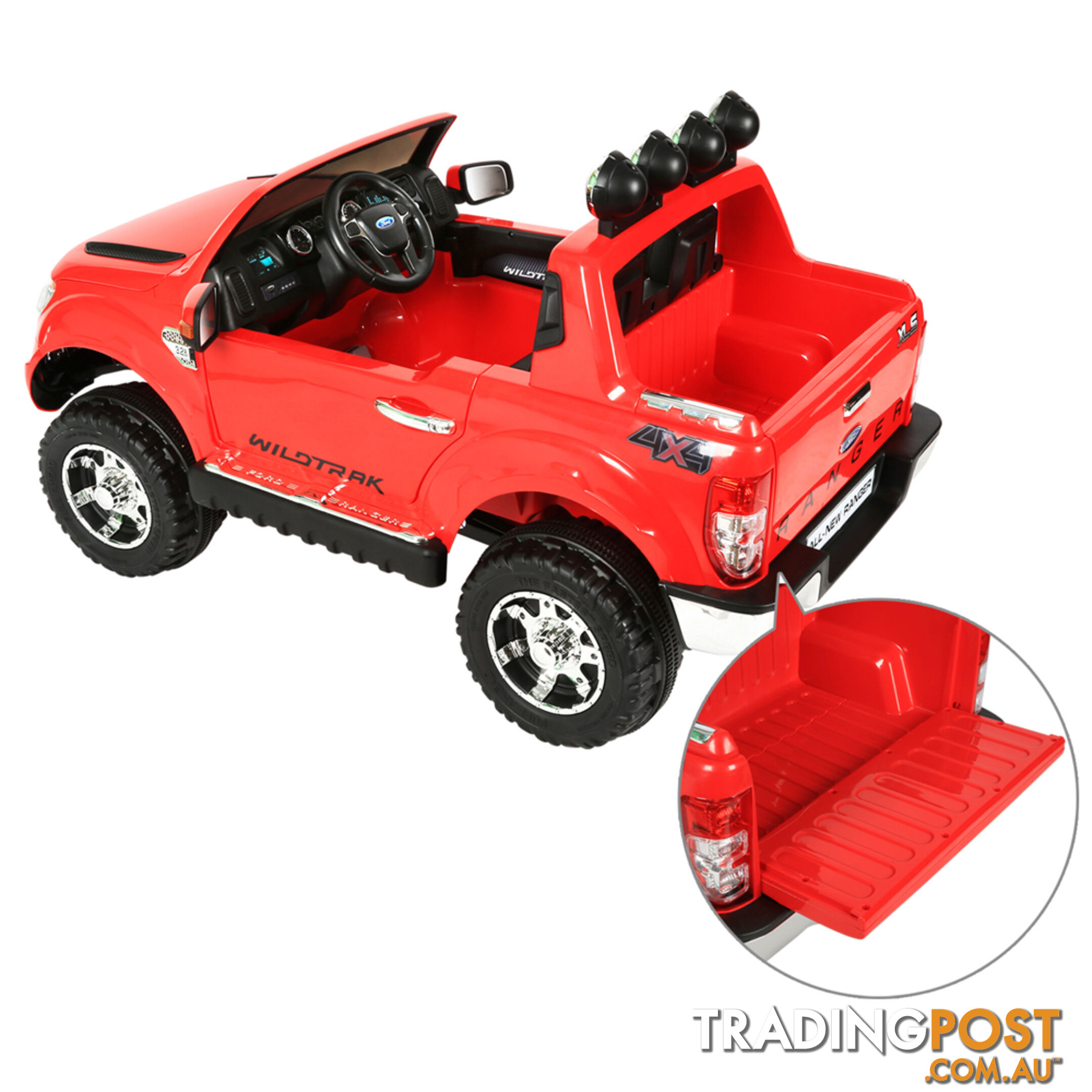 Kids Ride on Car w/ Remote Control Red