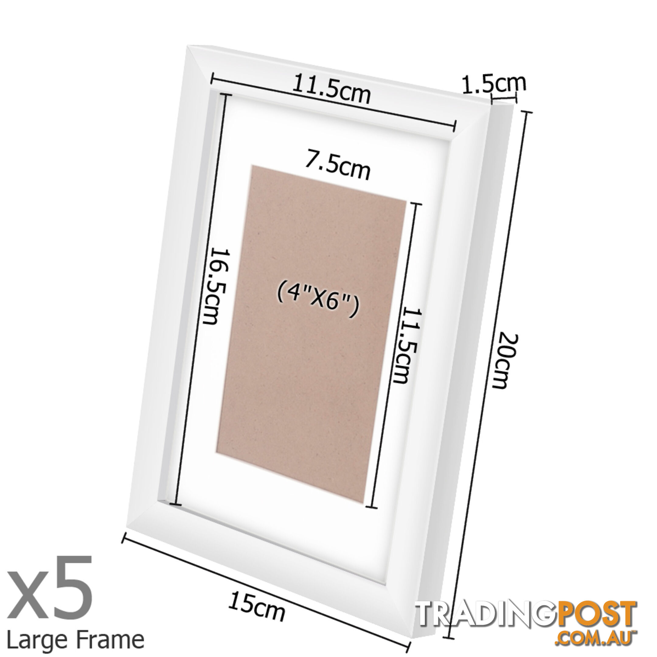 26 pcs Photo Frames Set Wall White