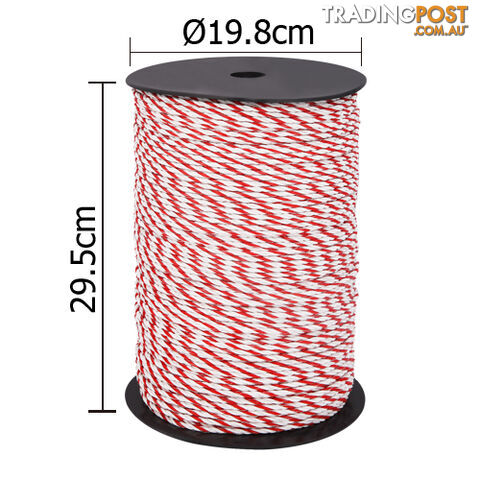 500m Roll Electric Fence Energiser Poly Rope