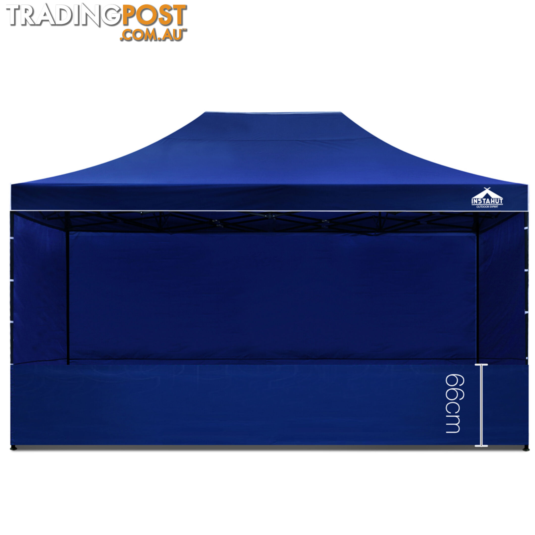 3x4.5 Pop Up Gazebo Hut with Sandbags Blue